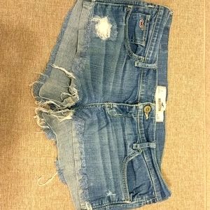 Hollister jean shorts